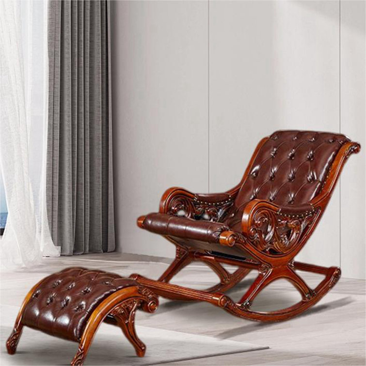 Carved rocking online chair